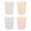 Gingham Cups (12)