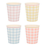 Gingham Cups (12)