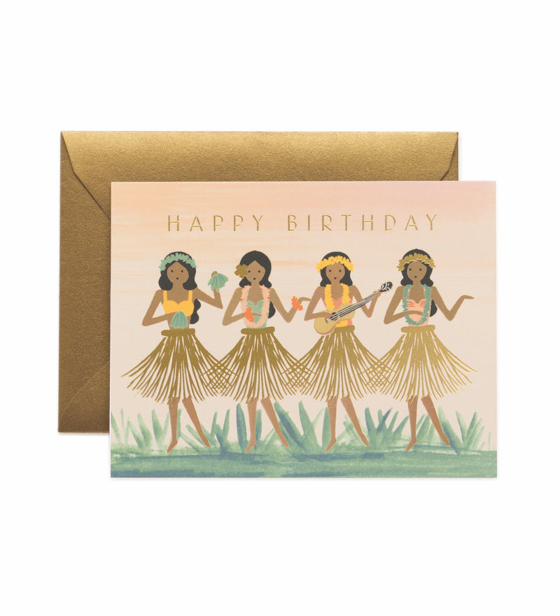 Hula Birthday Card (1)
