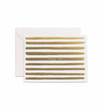 Gold Stripes Thank You Card (1)
