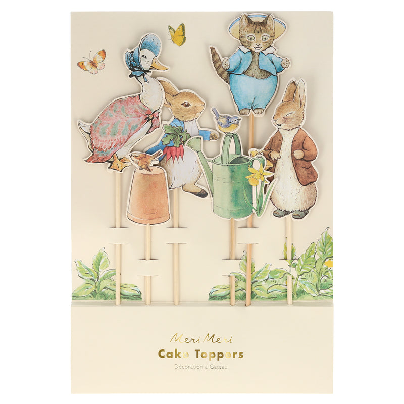 Cake Toppers de Peter Rabbit (x6)