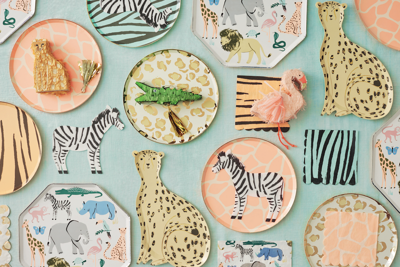 Safari Animal Print Side Plates (8)