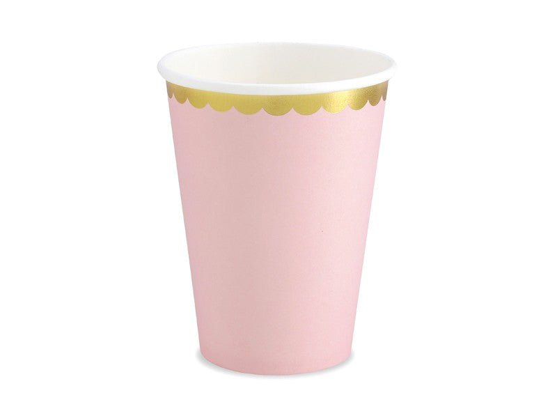 Pink & Gold Cups (6)