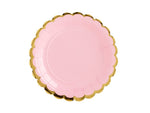 Pink & Gold Plates (6)
